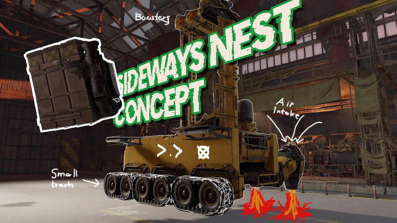 Crossout - Horizontal missile launcher concept