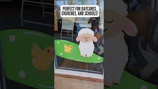 Adorable Easter Window Art - Window Painting