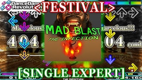 【DDR FESTIVAL】 MAD BLAST [SINGLE EXPERT] 譜面確認