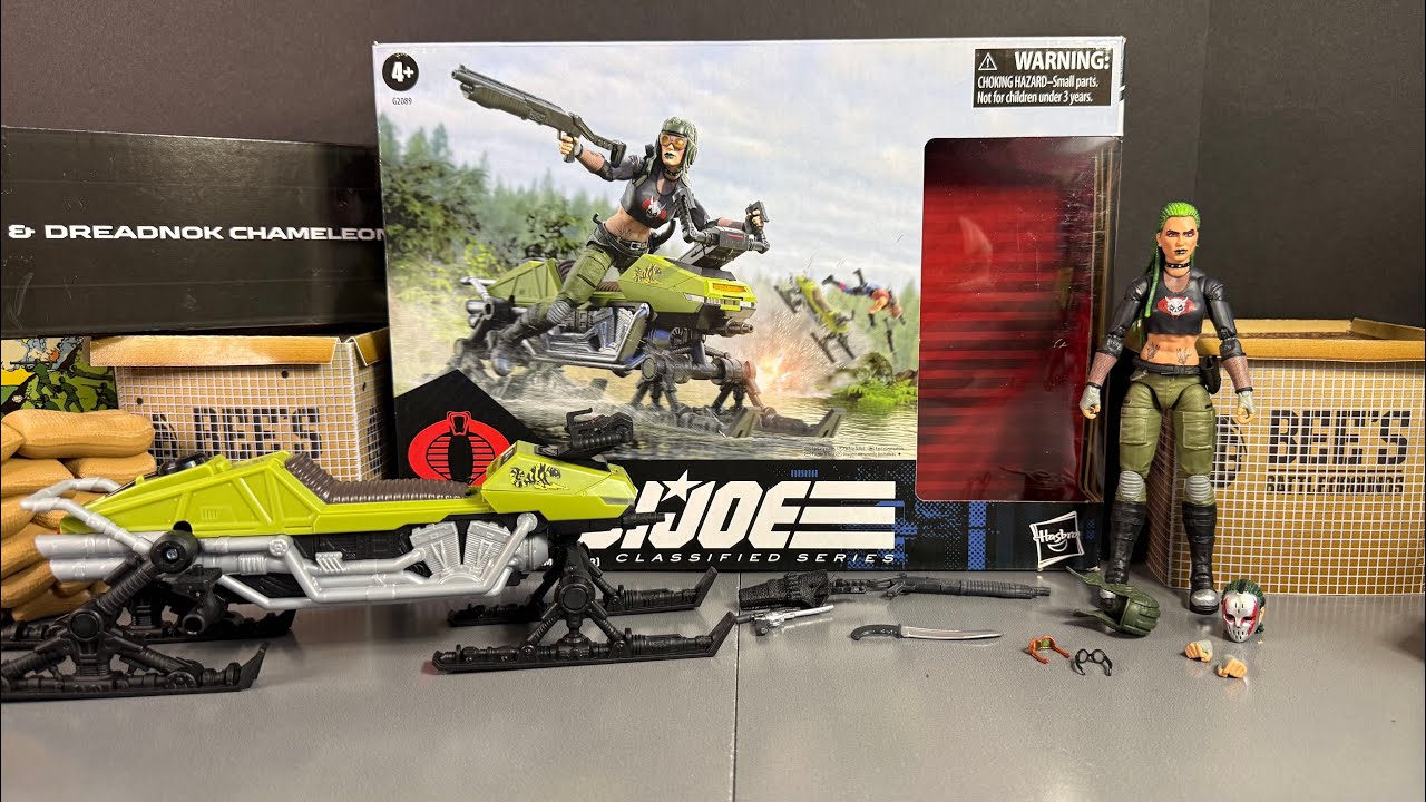 G.I. Joe Classified Series Zanya and Chameleon Review