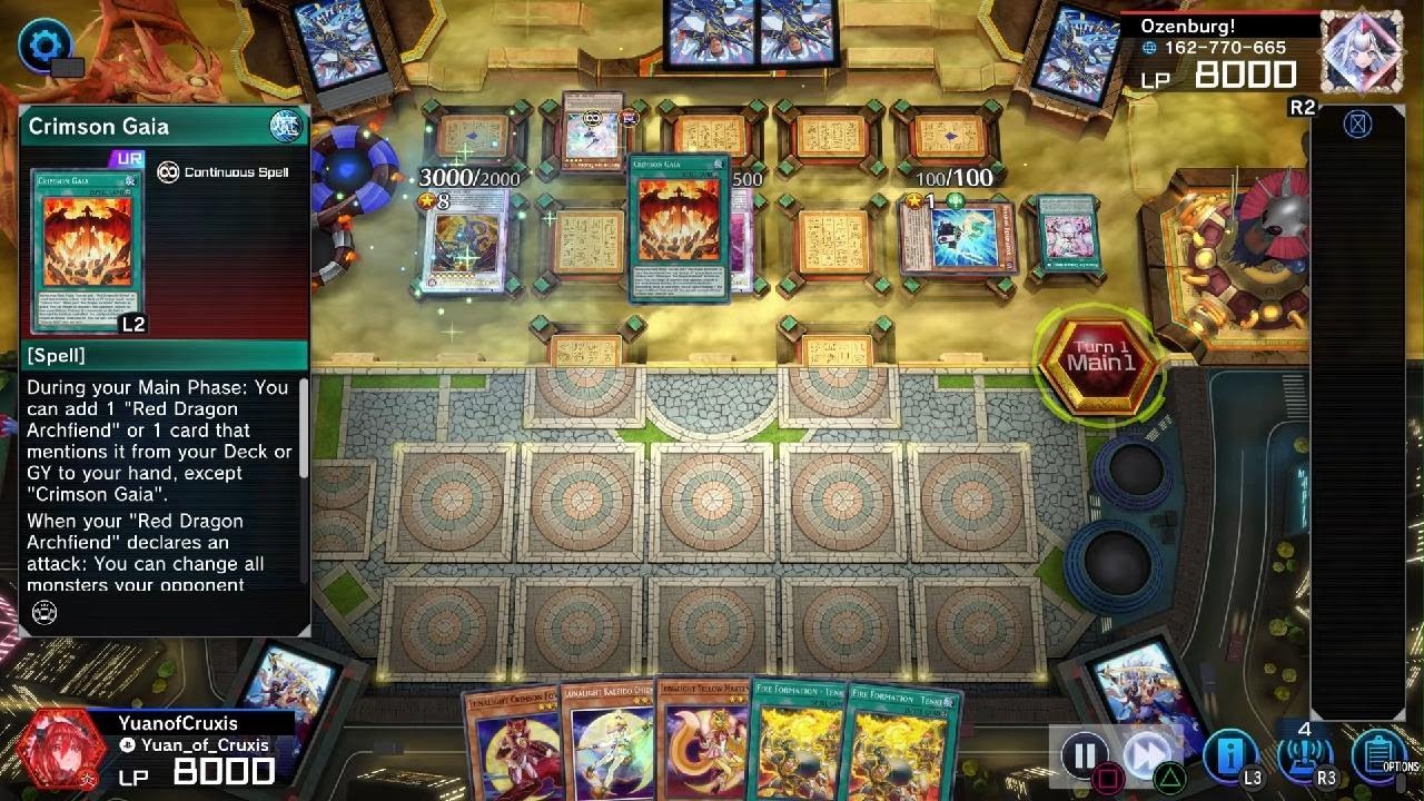 Yu-Gi-Oh! Master duel Lunalight vs Red Dragon Centurion