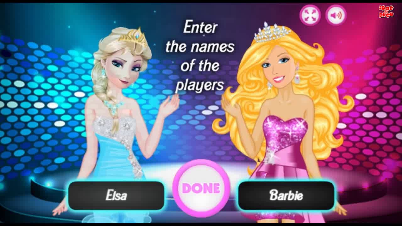 Elsa vs Barbie Fashion Contest 