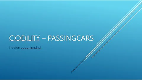 Codility - PassingCars (JavaScript)