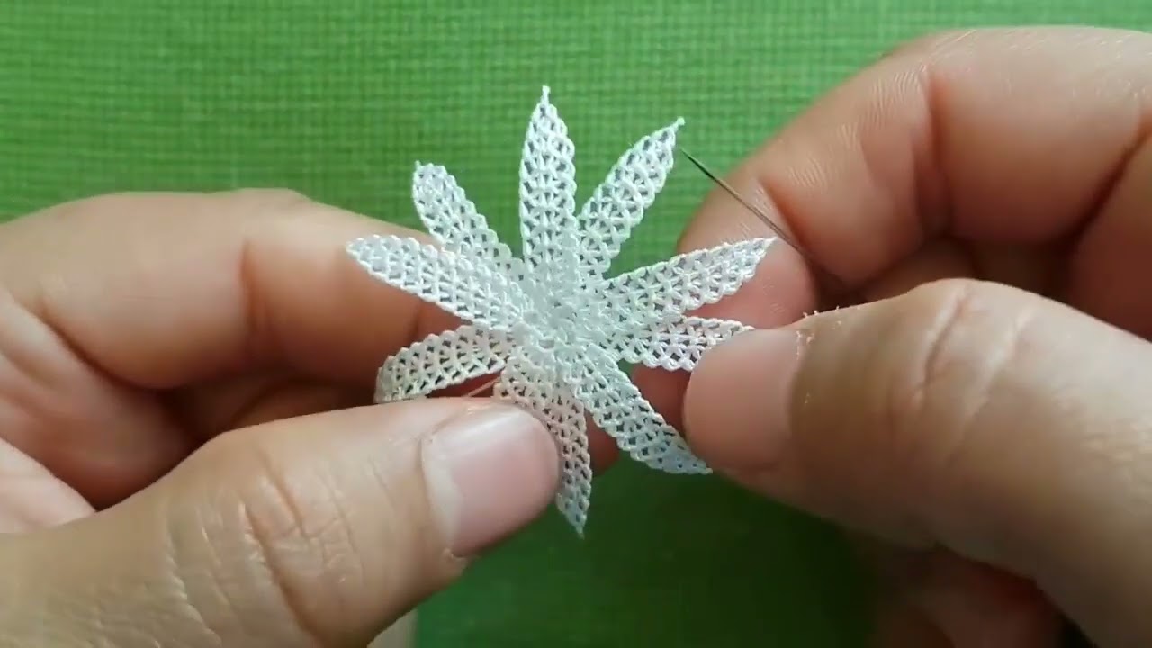 İğne Oyası Papatya Yapımının Bütün Püf Noktalarıyla Anlatımı