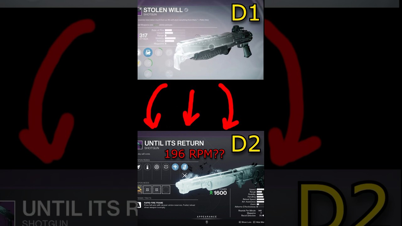 Stolen Will in Destiny 2! This shotgun is a lot of fun | Until Its Return 