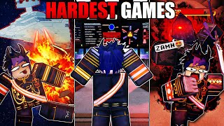 The Hardest Games On Roblox..