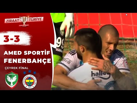 Amed Sportif 3-3 Fenerbahçe Maç Özeti (Ziraat Türkiye Kupası Çeyrek Final 1.Tur) 09.02.2016