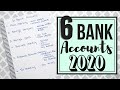 My 6 Bank Accounts for 2020 | BUDGET BASICS | Naturally Lizzie