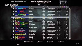 Add server to favorites COD 5 PC
