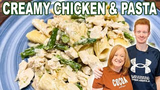 CREAMY CHICKEN &amp; PASTA, A 30 Minute Meal