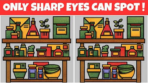 Only Sharp Eyes Can Spot 3 Differences! Visual IQ Test Challenge 🔥 | Trivia | Fun Quiz