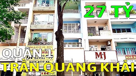 Bán nhà mặt tiền Quận 1, số 257 đường Trần Quang Khải gần chợ Tân Định - Mã sp: AT190.