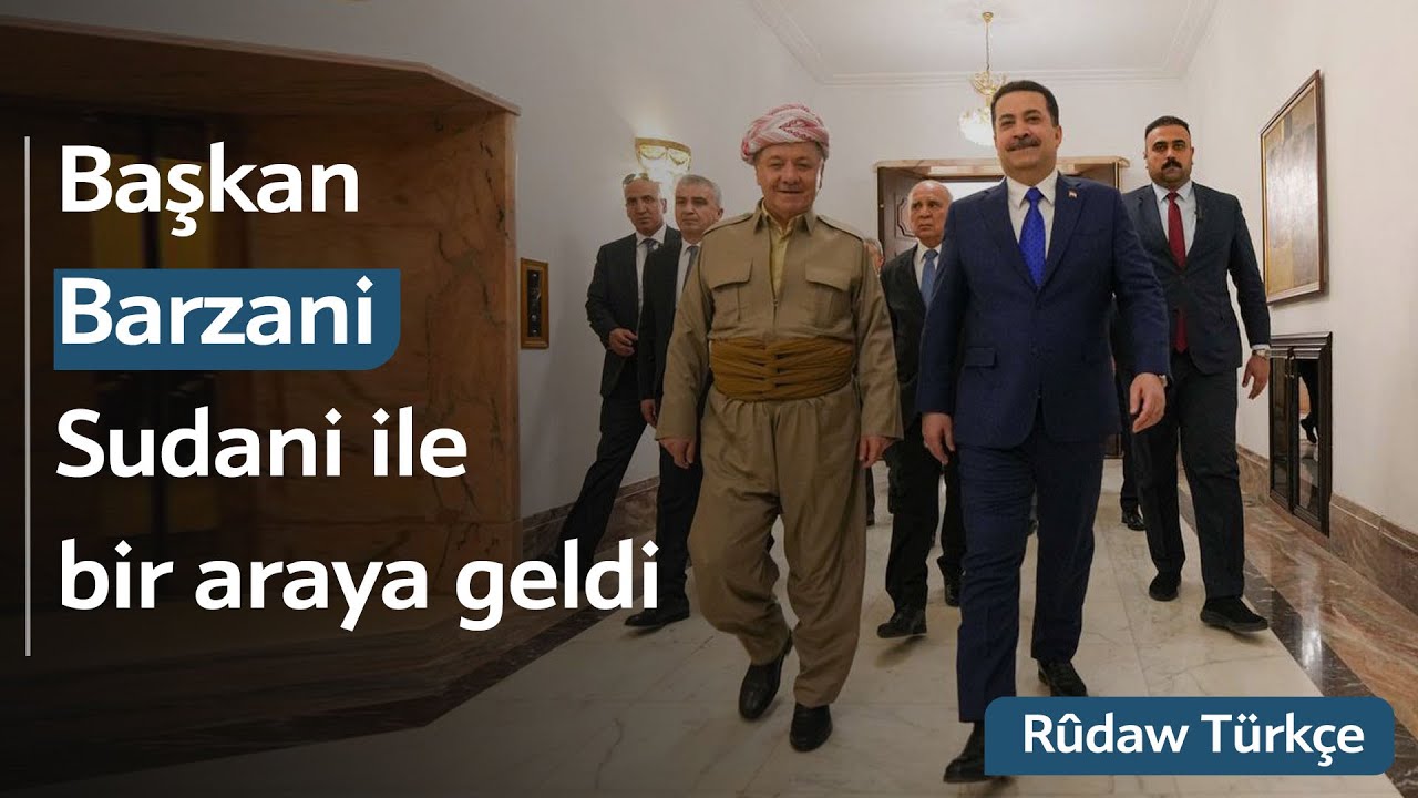 Başkan Barzani Irak Başbakanı Sudani ile bir araya geldi - YouTube