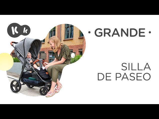 Silla de paseo GRANDE Kinderkraft que se abre a la posición tumbada