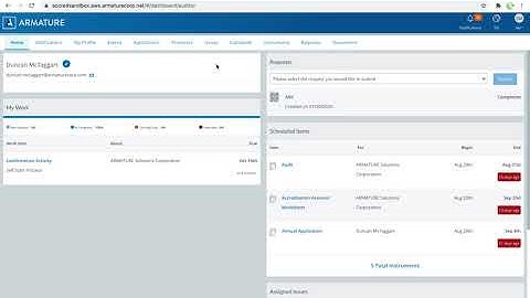 ARMATURE Fabric Processes - Basic Setup | Accreditation & Certification Management Software