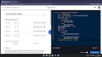 Google Kick Start 2013 - Round A 2013 - Sorting.py - solution in python code.