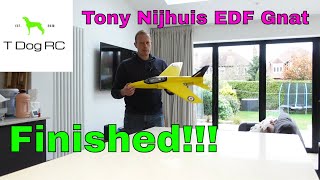 Tony Nijhuis 25" EDF Gnat - Balsa scratch build - PART 9