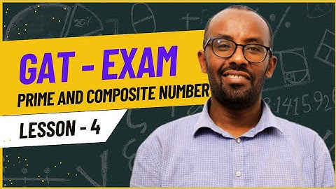 GAT Exam || Prime and Composite Number: Lesson-4 @marvelTutorial1