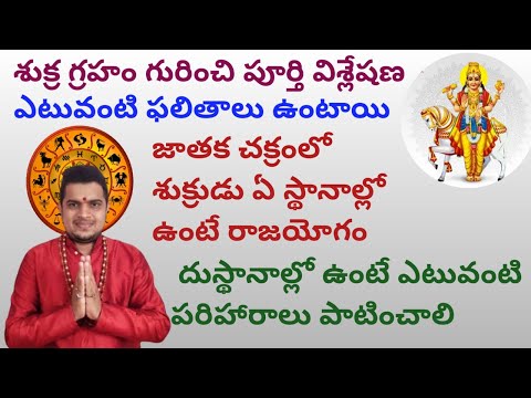 |శుక్ర గ్రహం గురించి పూర్తి విశ్లేషణ|shukra graha information|venus effects and results|
