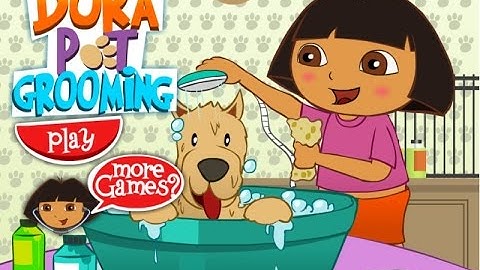 Dora the explorer Pet Grooming new full episode 2014 game