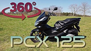 2018 Honda PCX 125 | 360° View | Walkaround and Drive - YouTube