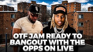 OTF Jam Goes On IG Live &amp; Drops His Location Telling The Opps To Come SLIDE!