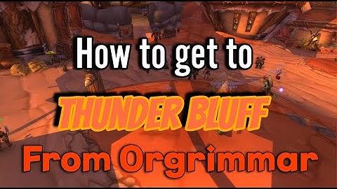 How To Get To Thunder Bluff From Orgrimmar By Running! | WoW Classic ⚔️SEASON OF DISCOVERY⚔️