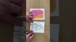 Window Floral Card Idea Using Essentials by Ellen