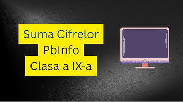 Suma Cifrelor - Cifrele unui numar - PbInfo Python