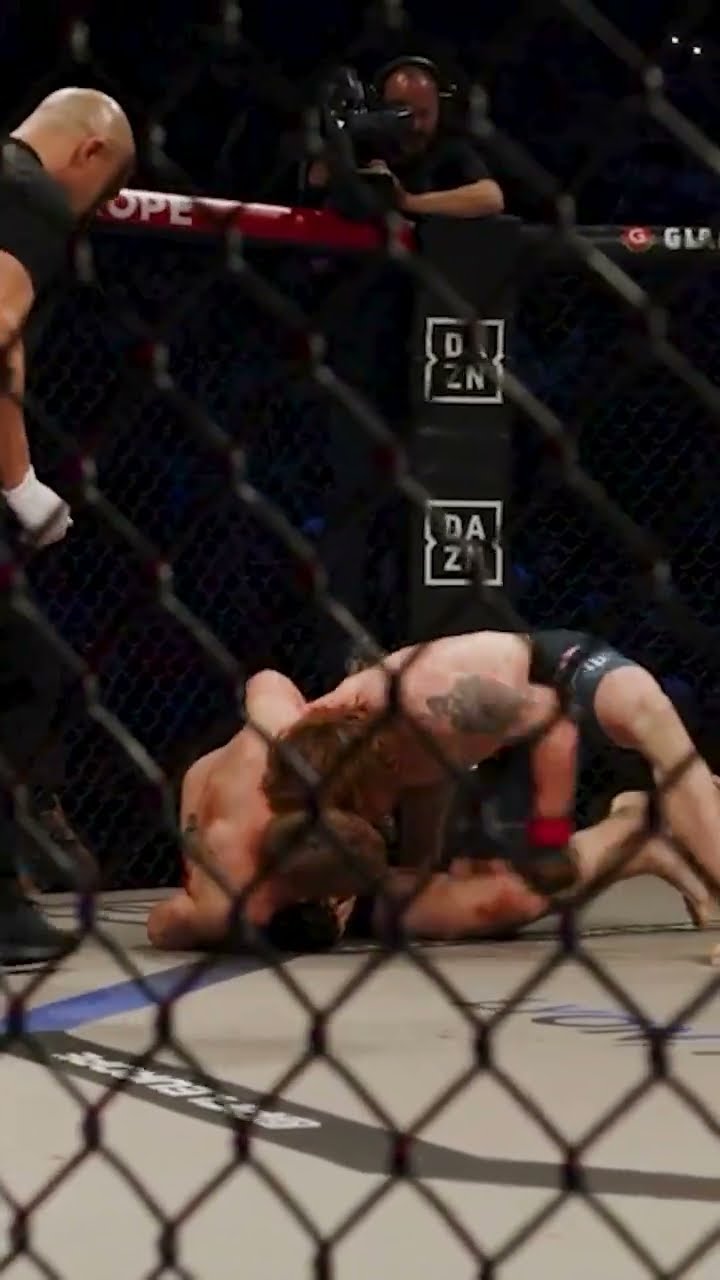 McGrillen's KO against Alexander Luster like you've never seen it before! #MMA #PFL #Short