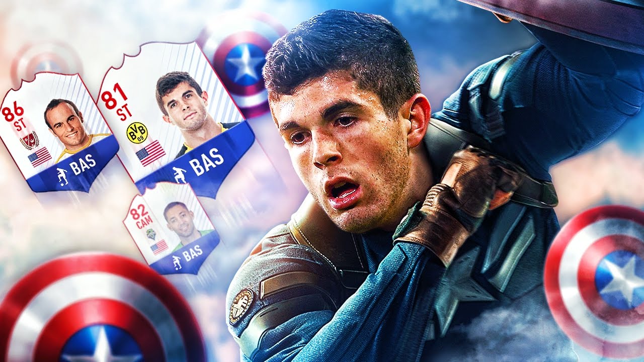 WHAT A CARD! CAPTAIN AMERICA STRIKER PULISIC! BEST EVER AMERICAN SQUAD