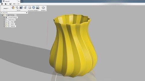 Fusion 360 - Vase