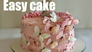 Легкий и быстрый торт, на праздник / Easy  cake / dessert for your family