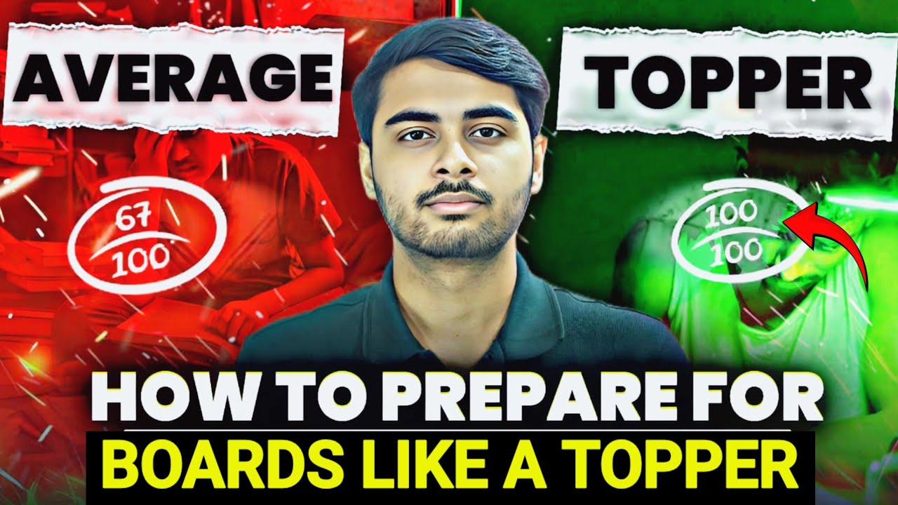 Class 10 Average to Topper Roadmap 🔥 | How to Score 100 Marks in CBSE ...