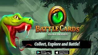 Battle Cards Savage Heroes TCG Android Gameplay ᴴᴰ screenshot 1