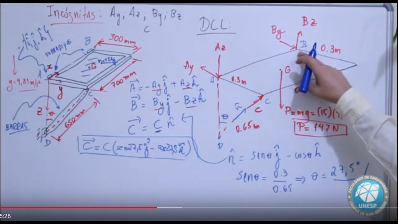 Equilíbrio de Estruturas 3D