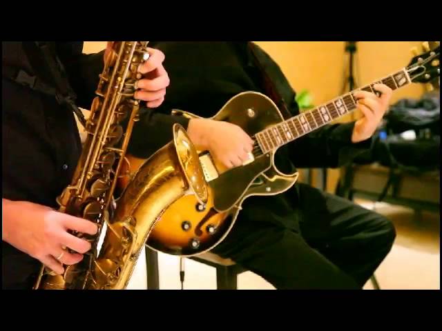 Isn't She Lovely - Stevie Wonder - Bass & Saxophone Cover - BriansThing &  Anna Sentina 