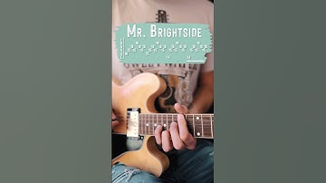Thumbnail of Mr. Brightside The Killers Guitar Tutorial // Mr. Brightside Guitar Lesson #shorts