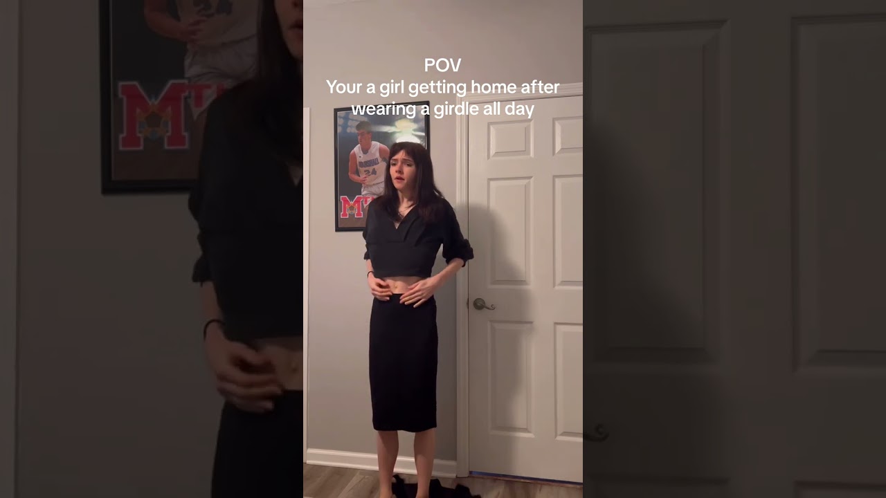 Getting home after wearing a girdle all day - Link on the first Comment --  