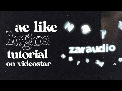 exploding 3d text logo (ae-like logo tutorial on videostar) | zaraudio