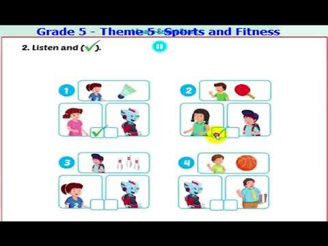 [I-LEARN SMART START] Grade 5- Theme 5- Sports and Fitness ( lessons 1)
