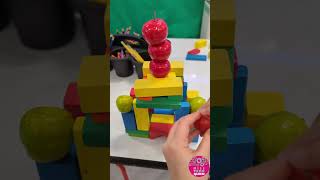 Apple stem challenge, fall elementary activities for kids, apple stacking #stemeducation #stem