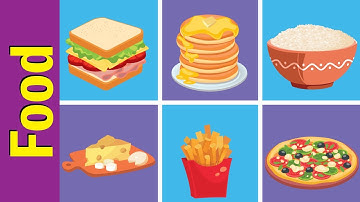 Foods Vocabulary Chant for Kindergarten Children | Fun Kids English