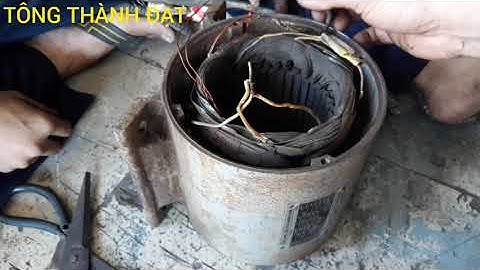 Đấu lại moteur 3pha 220v sang 380v; 2p= 4 ( zing đấu đầu cuối a=2 )