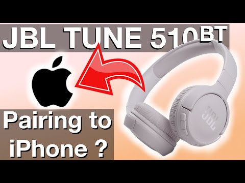 Pairing JBL TUNE510BT  to an iPhone (How to instructions)
