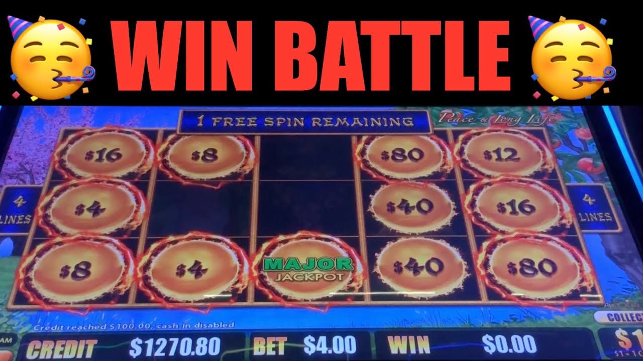 🥳 WIN BATTLE 🥳 PEACE & LONG LIFE DRAGON LINK SLOT MACHINE 🎰 POKIE WINS