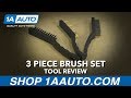 3 Piece Brush Set - Available at 1A Auto