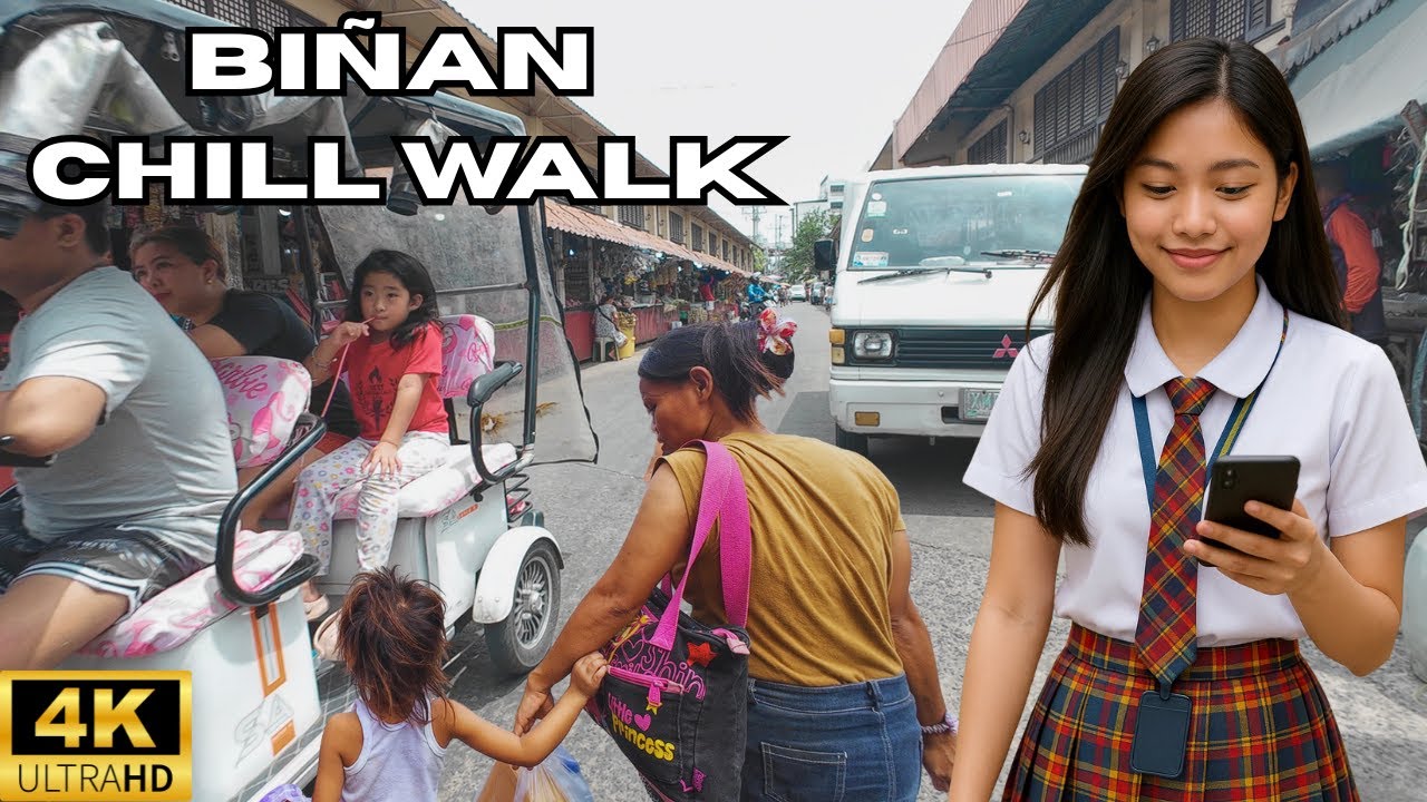 [4K] 🇵🇭 Walking BIÑAN Laguna, Philippines the City of Life | CHILL WALK Tour 2025!
