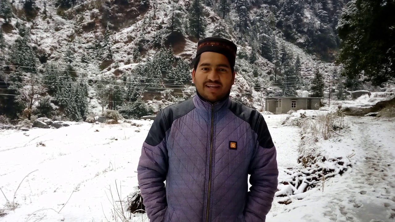 Beautifull Chauharghati During winter's।snowfa।Hurang village।Ashu Muglana Vlogs।
