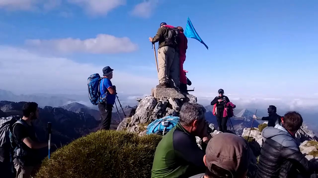 Subida a la Peña La CRESPA (CASO). ASTURIAS 2018